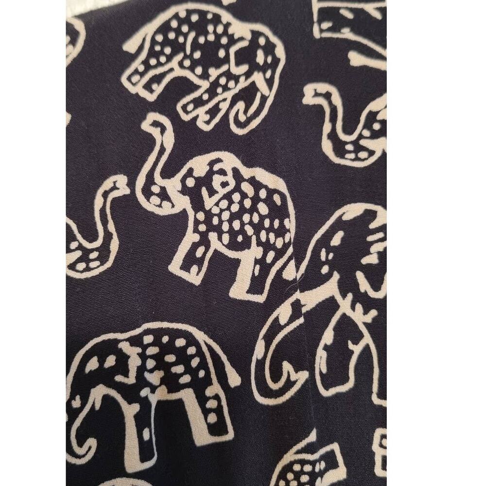 Anthropologie Maeve Noronha Elephant Print Wrap Dress Size XS - Picture 9 of 12